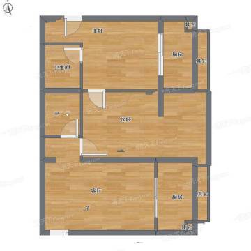 (待售)芳馨园小区2房户型户型图