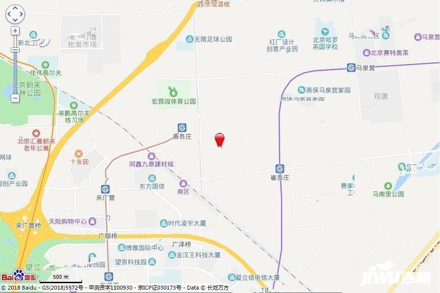 华樾北京位置交通图图片