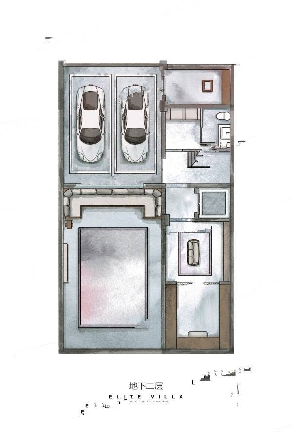 中海望京府4室3厅7卫340㎡户型图