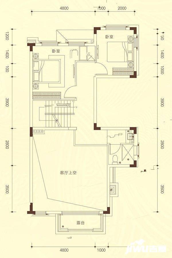 利丰中央公园二期5室4厅5卫304㎡户型图