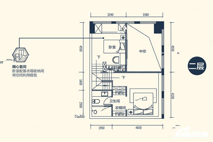 鸿盈城汇中央户型图