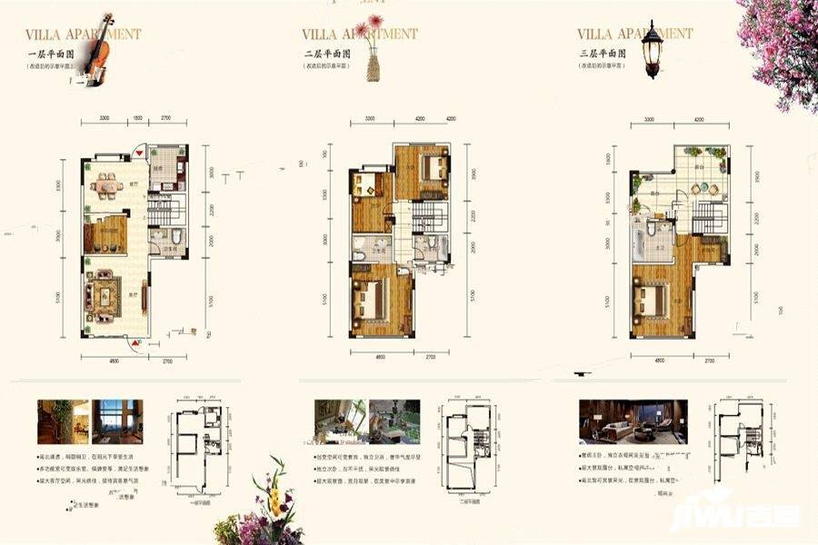 中惠松湖城别墅-联排160㎡户型图