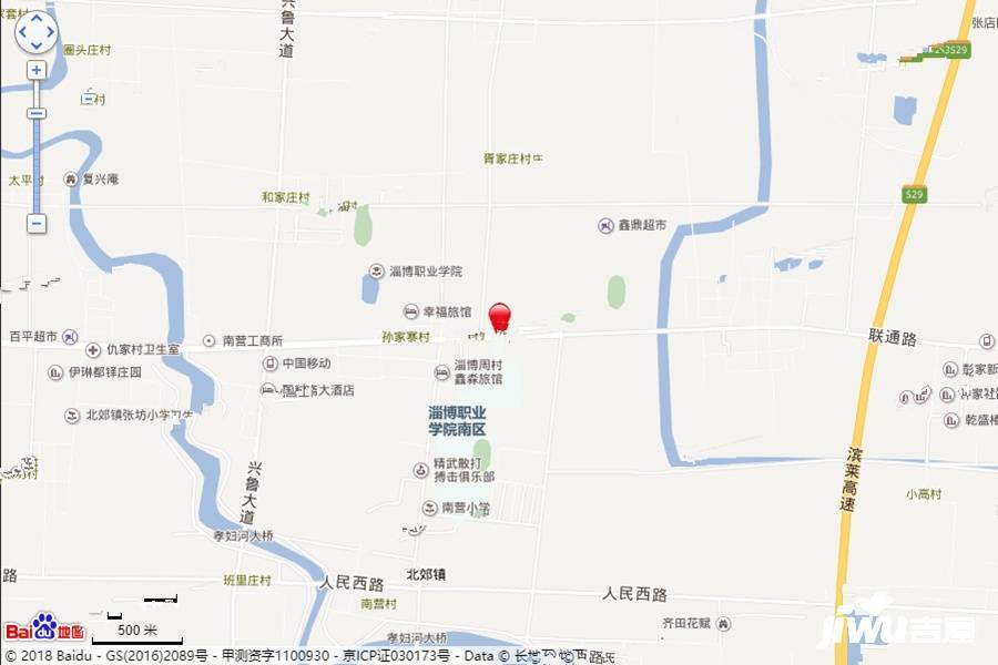 张江淄博科技产业园位置交通图