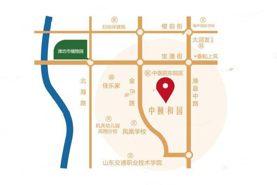 中颐和园位置交通图
