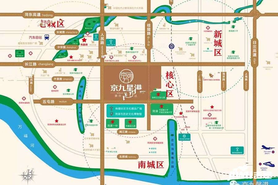 悦海京九星港位置交通图