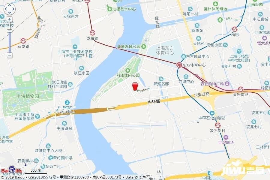 尚峰名邸位置交通图