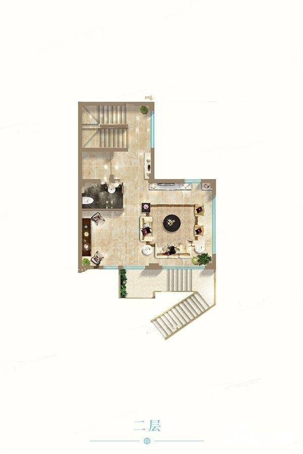 嘉涛湾3室4厅4卫263㎡户型图