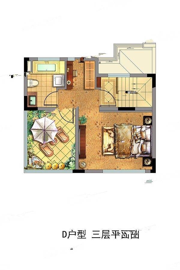 上实滨湖城海上湾鹭居4室3厅4卫136㎡户型图