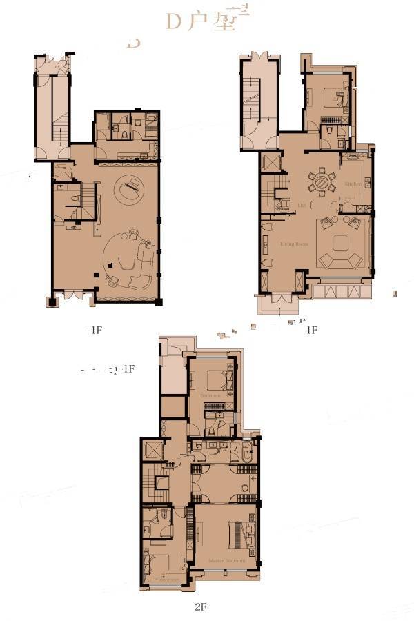 联仲都悦汇4室2厅4卫256㎡户型图