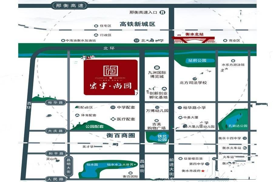 宏宇尚园位置交通图