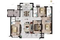 天正公馆4室2厅3卫161.9㎡户型图