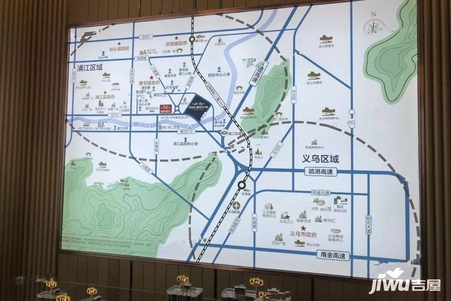 碧桂园城市之光位置交通图