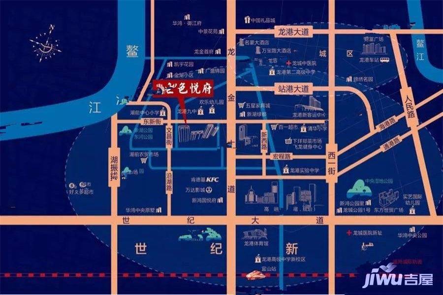 中瓯金色悦府位置交通图