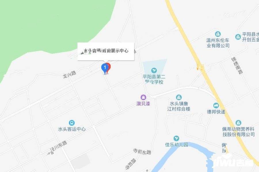 水头中梁首府位置交通图