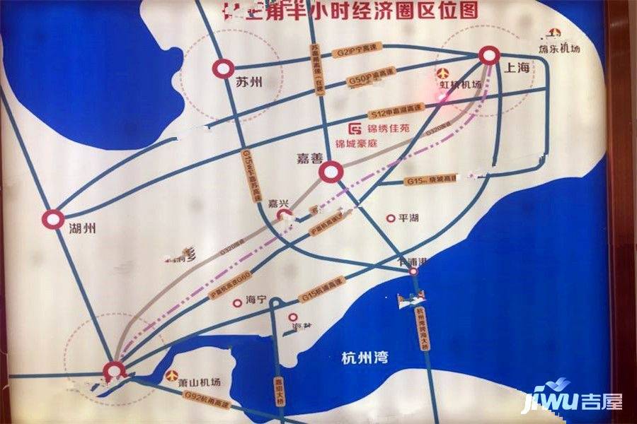 锦城豪庭位置交通图