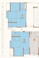 平湖佳兆业广场2室1厅0卫67㎡户型图