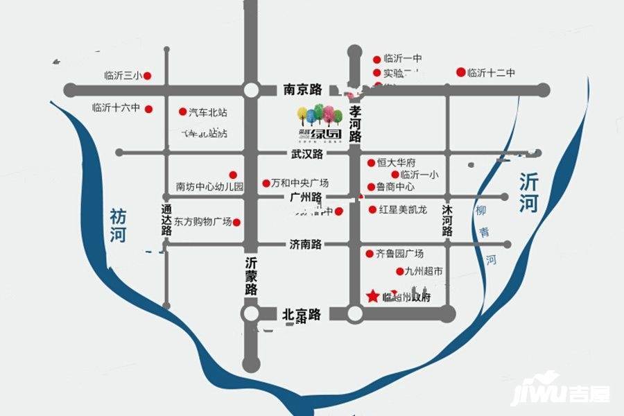 荣昌绿园位置交通图图片