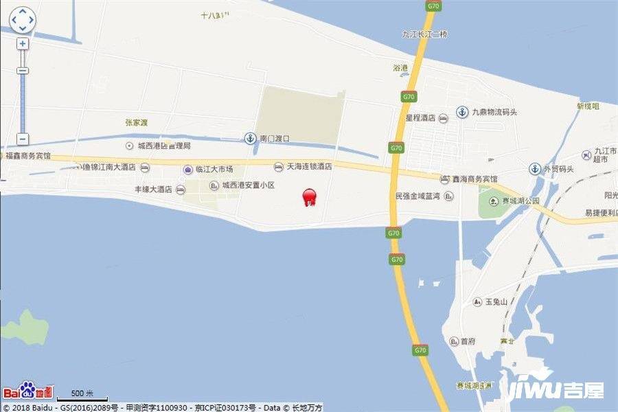 九江印位置交通图图片