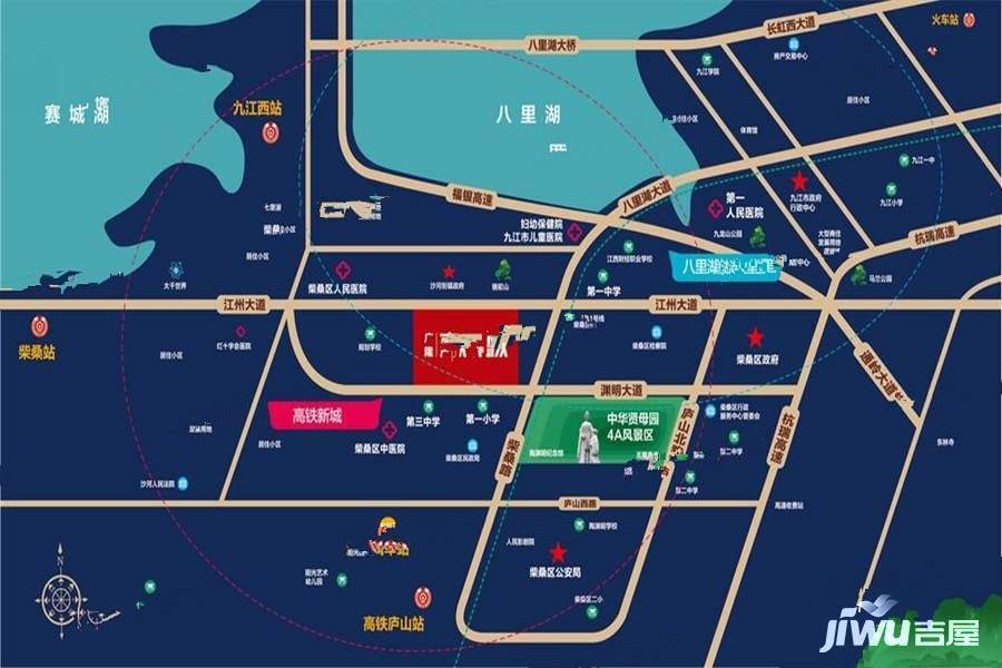 广隆未来城位置交通图图片