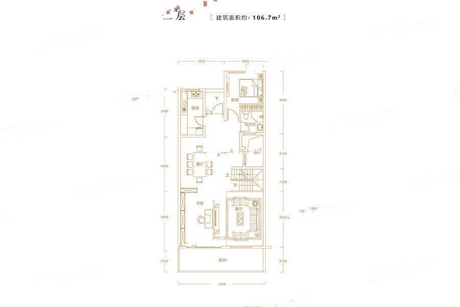 信阳建业南湖上院6室3厅4卫336.2㎡户型图