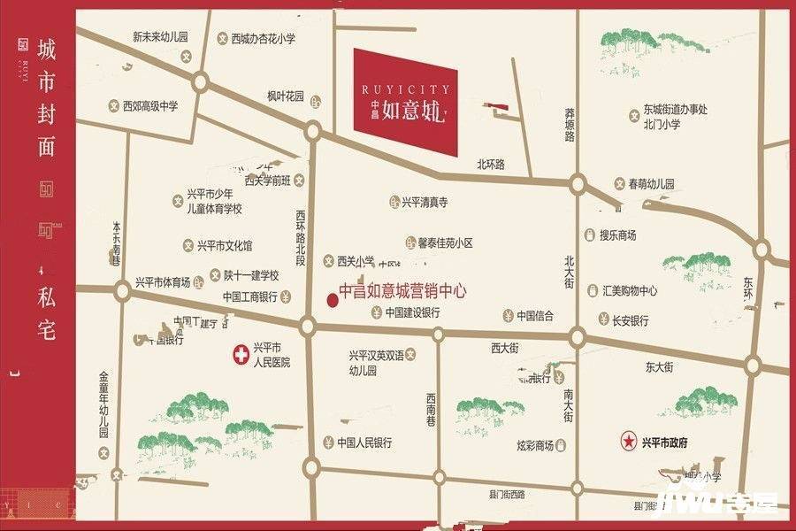 中昌如意城位置交通图图片