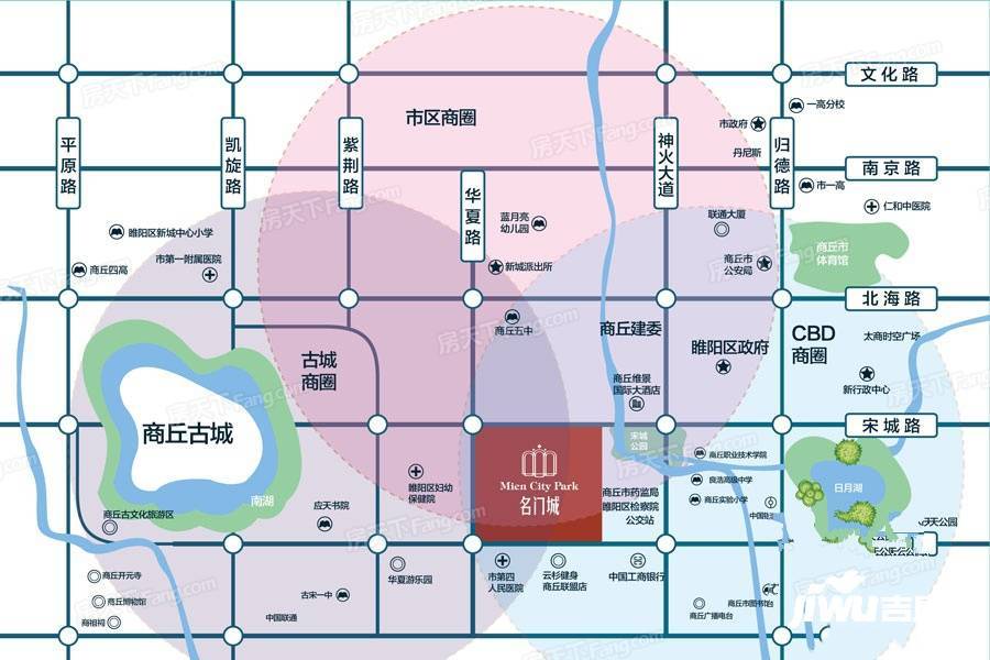 名门城5期悦园位置交通图