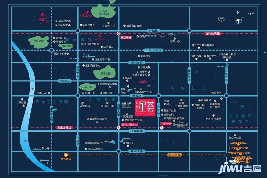 碧桂园星荟位置交通图