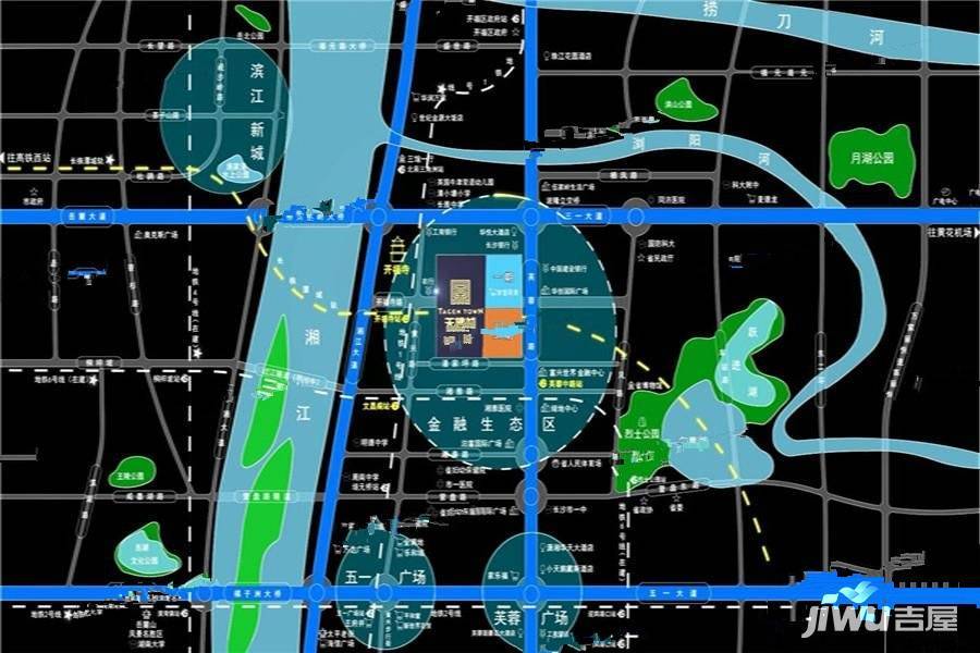 天健城位置交通图图片
