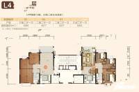 长沙恒大文化旅游城（别墅）3室2厅1卫91㎡户型图