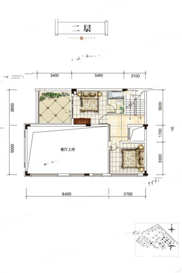 蓝光雍锦半岛4室2厅3卫225.9㎡户型图