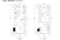 中国铁建洋湖壹品3室1厅1卫54.2㎡户型图