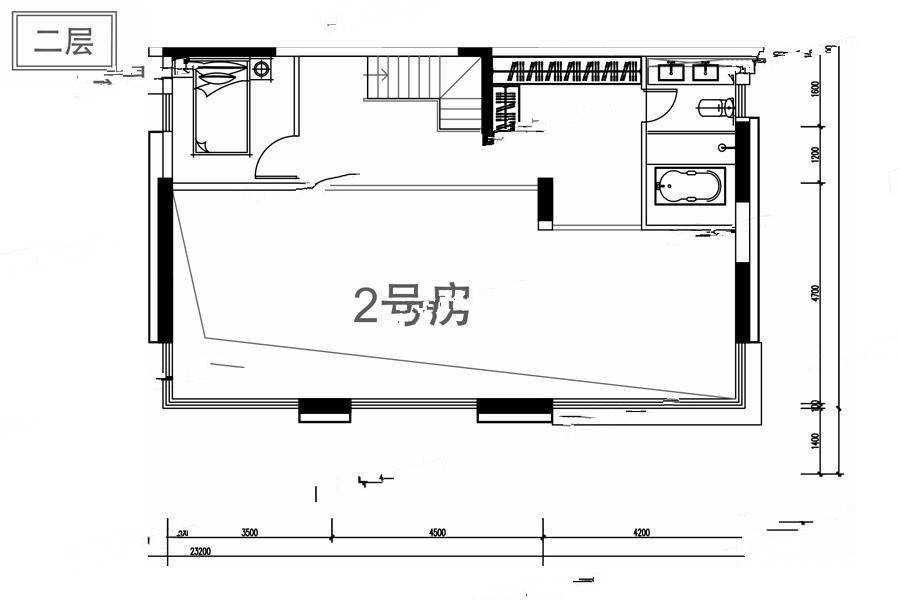 万科里金域国际3室2厅3卫183.6㎡户型图