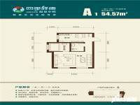 四季祥康温泉小镇1室0厅1卫54.6㎡户型图