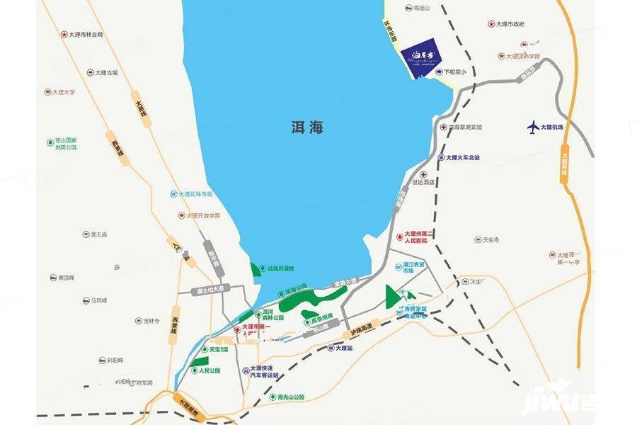 梦云南·海东方位置交通图图片