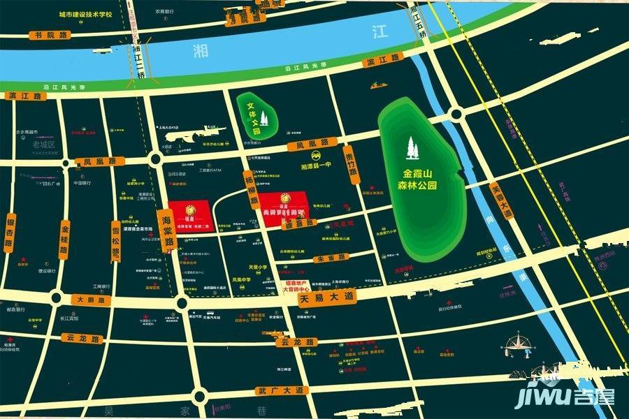 锴鑫恒郡二期位置交通图