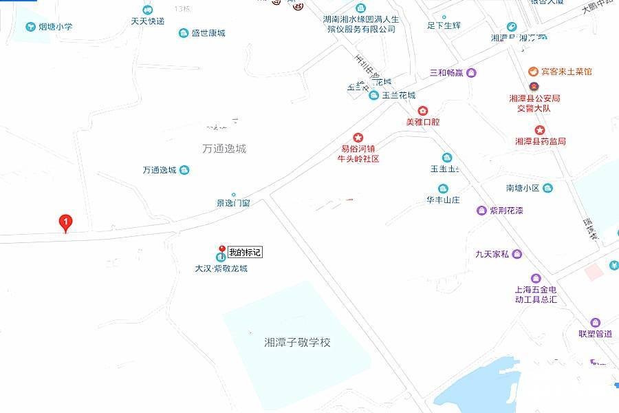 大汉紫敬龍城位置交通图