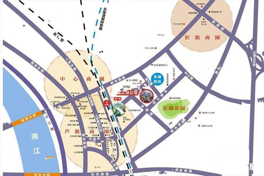 东湖公馆位置交通图
