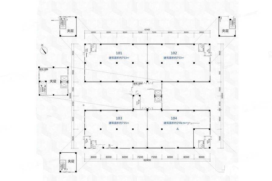 金城华亿健康产业园普通住宅3032㎡户型图