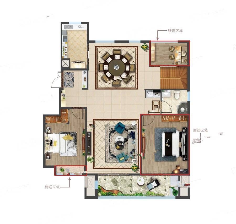 东方一品5室3厅2卫158㎡户型图