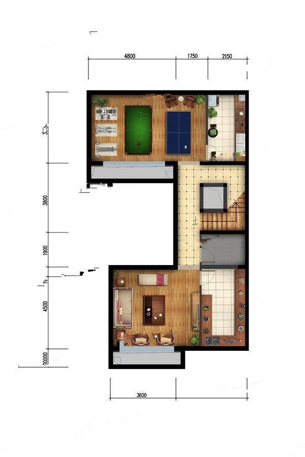 金隅府4室4厅5卫235㎡户型图