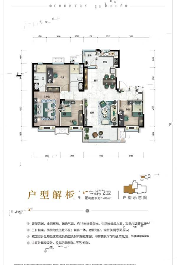 兴隆碧桂园二期
                                                            4房2厅2卫
