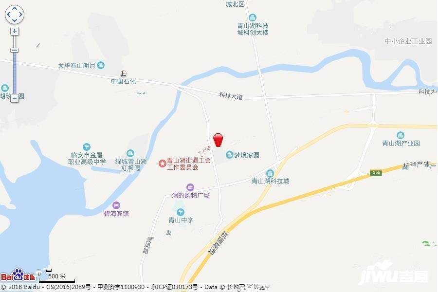 旭辉中粮朗香郡位置交通图