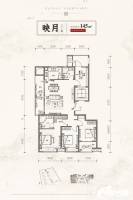 泰禾野风大城小院4室2厅2卫145㎡户型图
