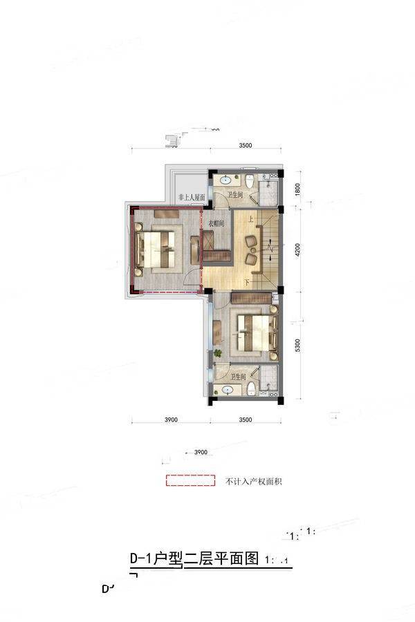 杭州江山风华4室2厅3卫150㎡户型图