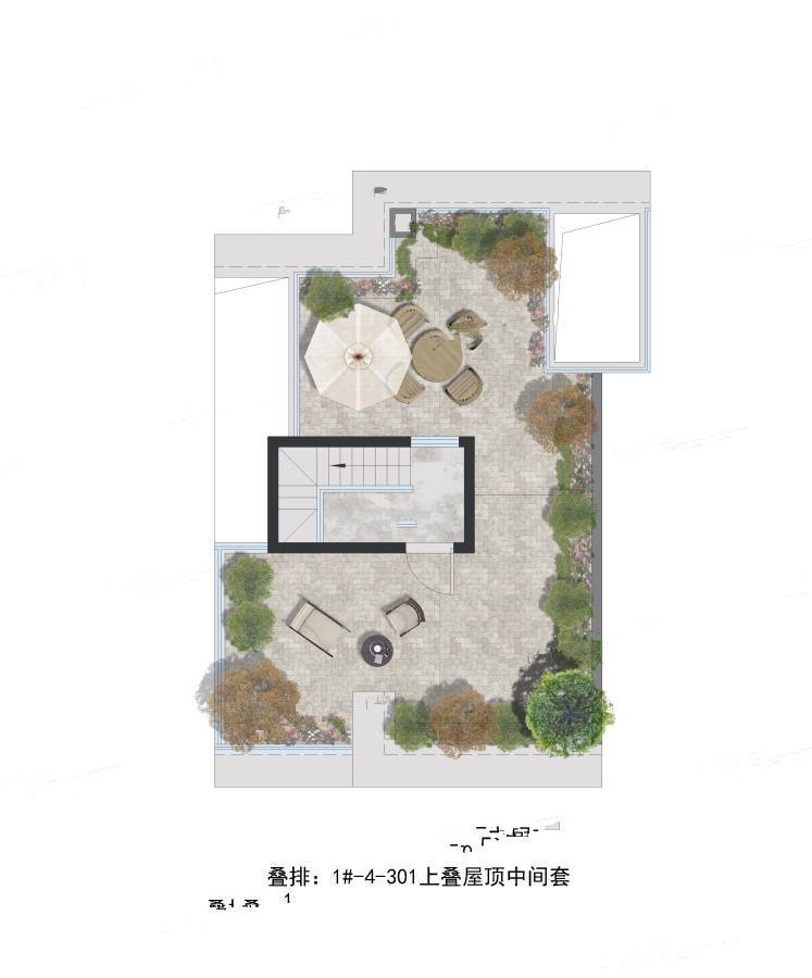 中梁御府3室2厅3卫152㎡户型图