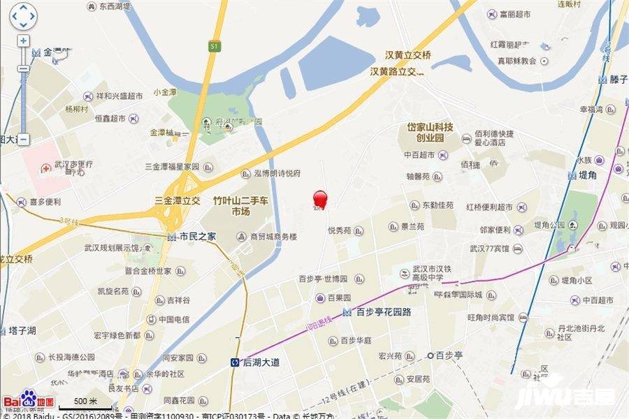 武汉城建星河2049星里城位置交通图9