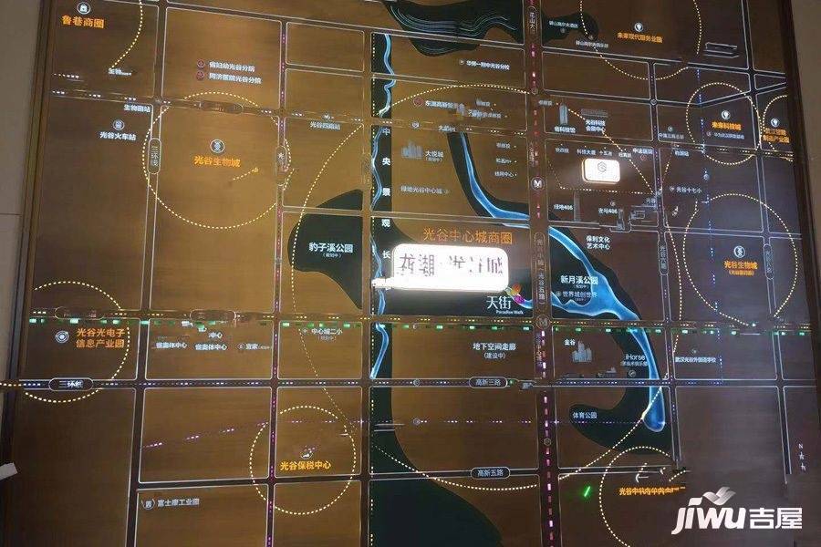 龙湖光谷城位置交通图图片