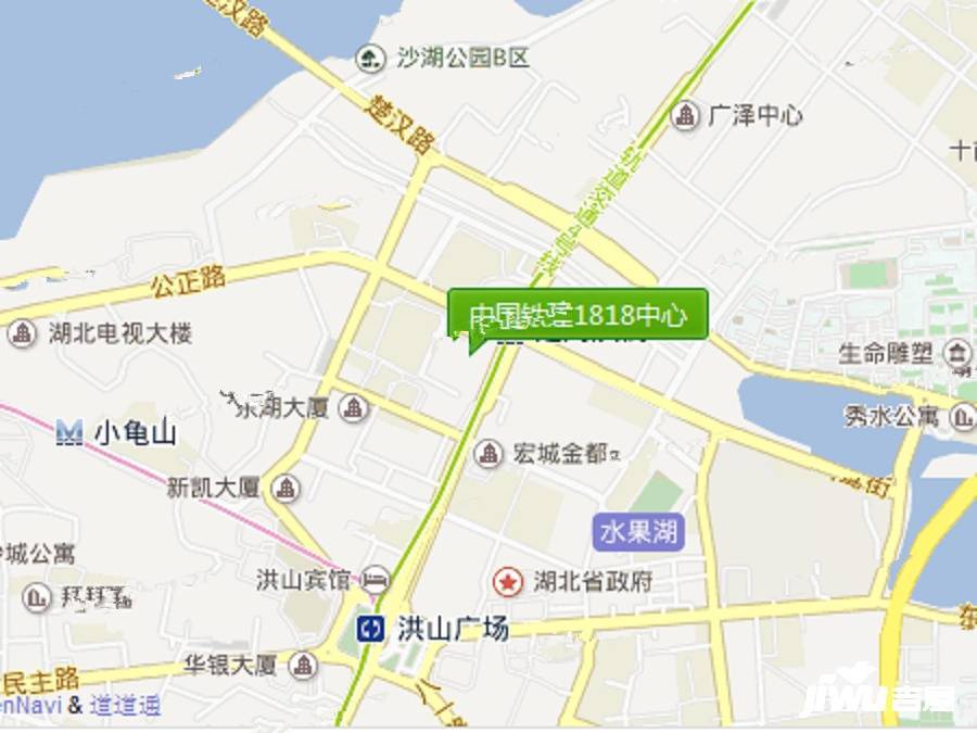 中国铁建1818中心位置交通图图片