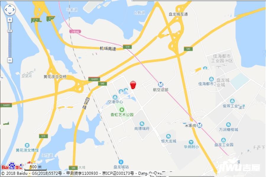 武汉城建新时代位置交通图图片