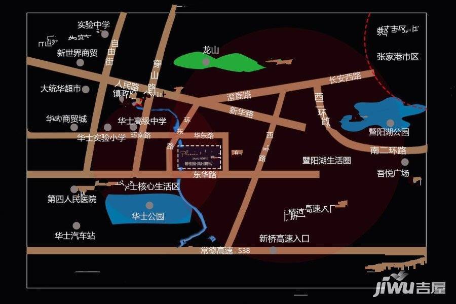 碧桂园凤凰公馆位置交通图